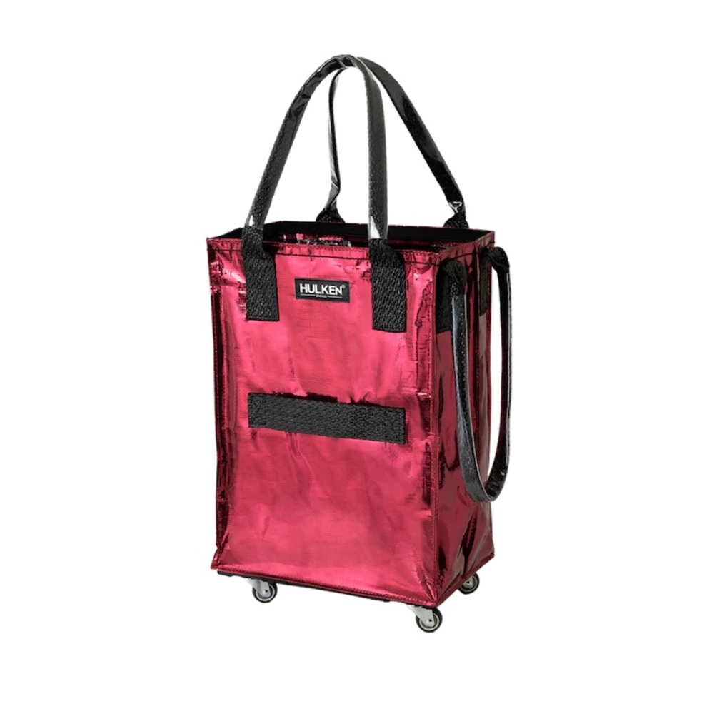 Hulken Medium Rolling Tote Bag in Cosmic Red NWT